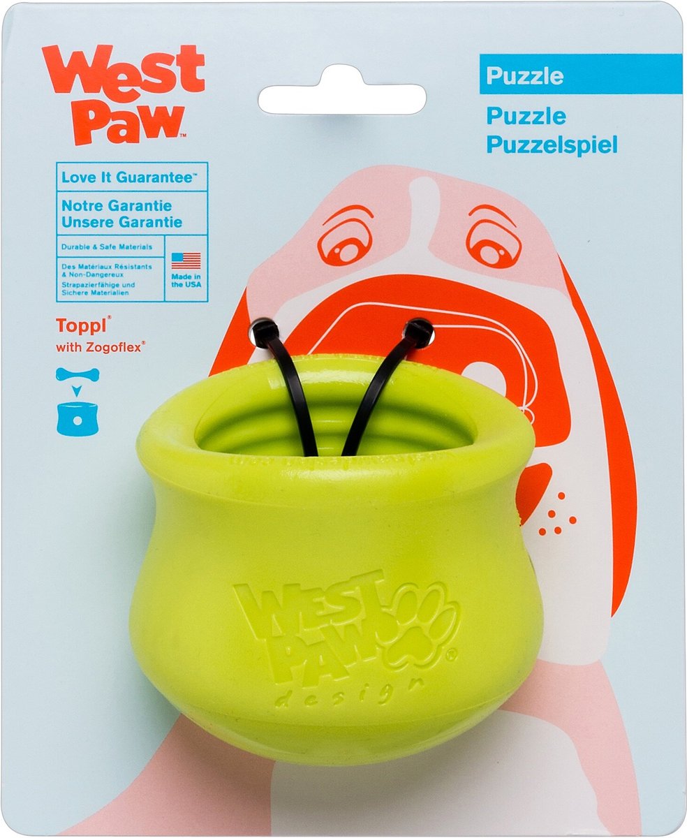 West Paw Dog Toppl Tough Treat Dispensing Chew Toy