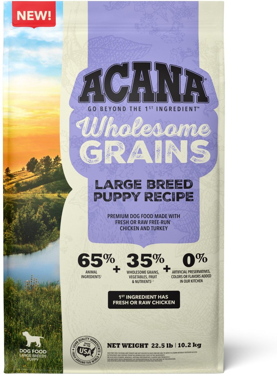 ACANA Wholesome Grains Large Breed Puppy Dry Dog Food