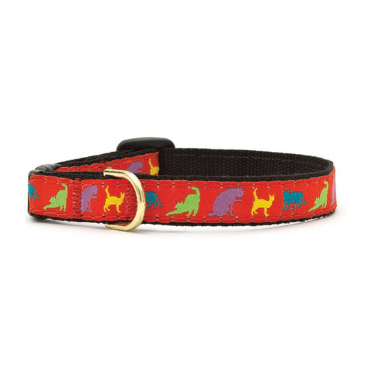 Up Country Cats Print Cat Collar