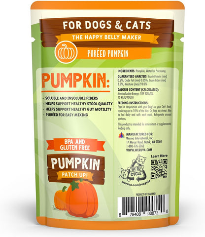 Weruva Pumpkin Patch Up! Dog and Cat Food Supplement for Dogs and Cats