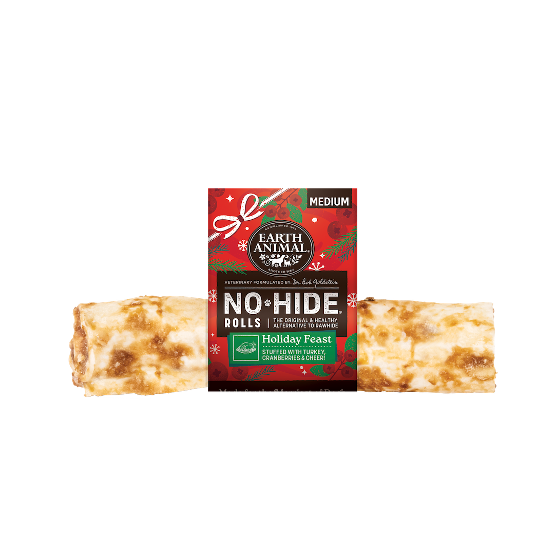 Earth Animal No-Hide Dog Holiday Feast Roll Treat