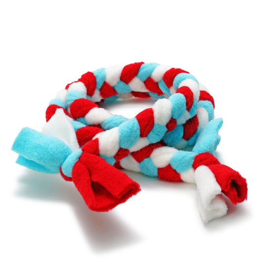 Knots of Fun Follow-Me Polartec Fleece Braided Dog Toy