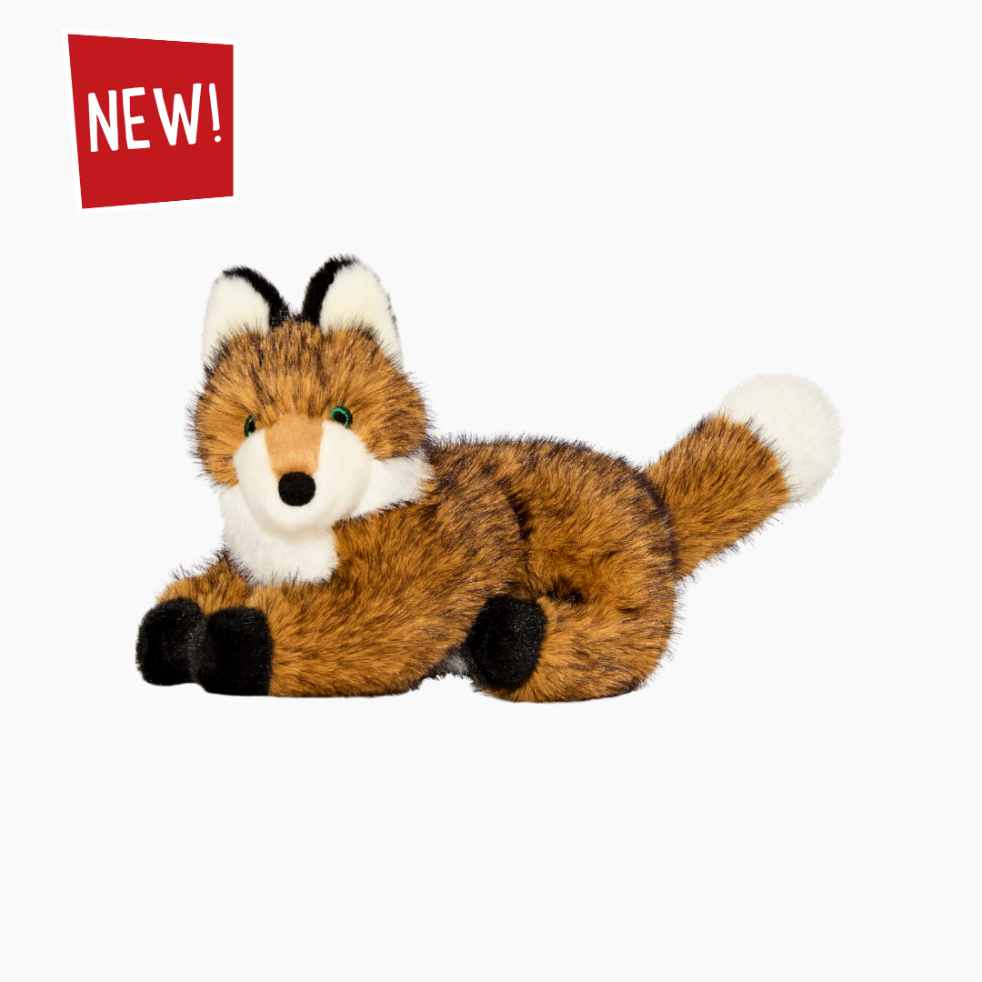 Fluff & Tuff "Jasper" - Fox Plush Dog Toy (Squeakerless)