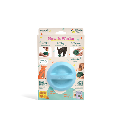 Woof Party Pupsicle Dog Treat Dispenser Toy