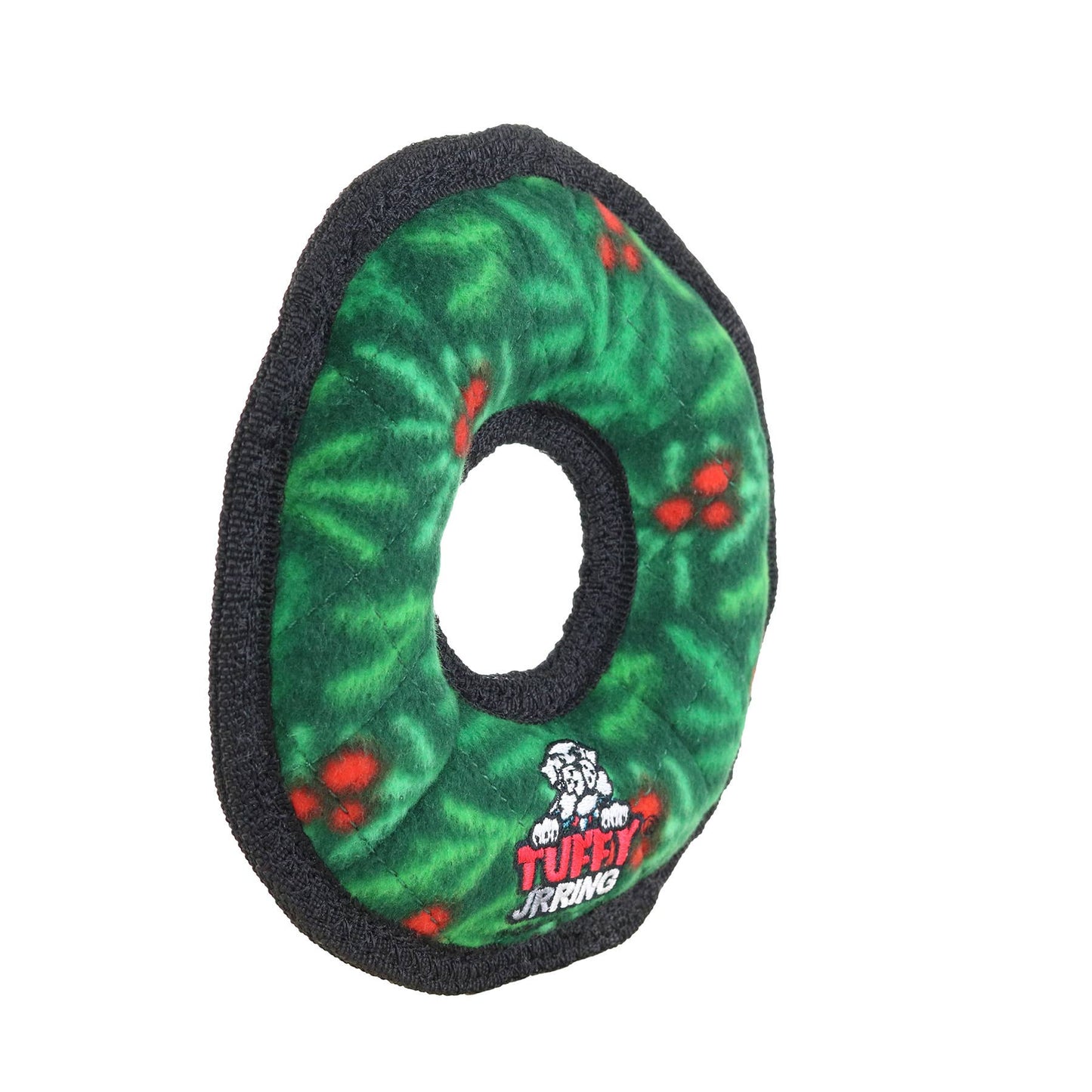 Tuffy Jr Ring Wreath, Durable, Squeaky Dog Toy