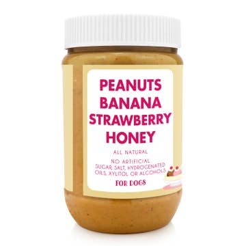 Bark Bistro Banana Split Buddy Budder Peanut Butter for Dogs