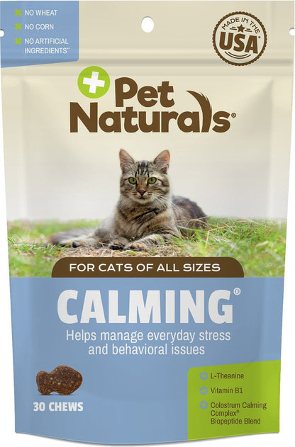 Pet Naturals Cat Calming Chews, 30 count