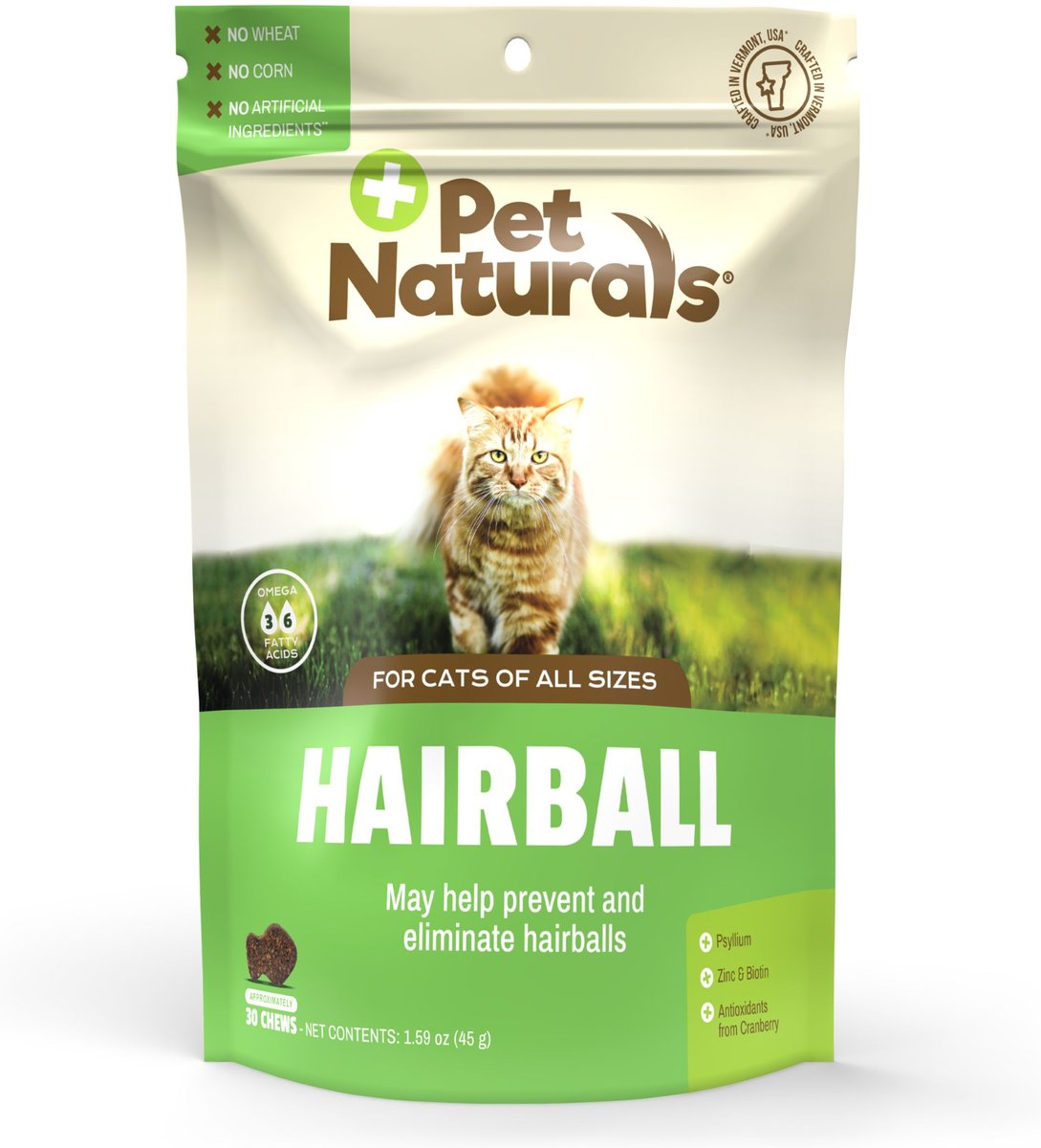 Pet Naturals Cat Hairball Chews, 30 count