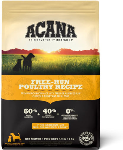 ACANA Free-Run Poultry Recipe Grain-Free Dry Dog Food