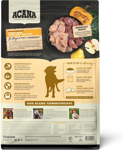 ACANA Free-Run Poultry Recipe Grain-Free Dry Dog Food