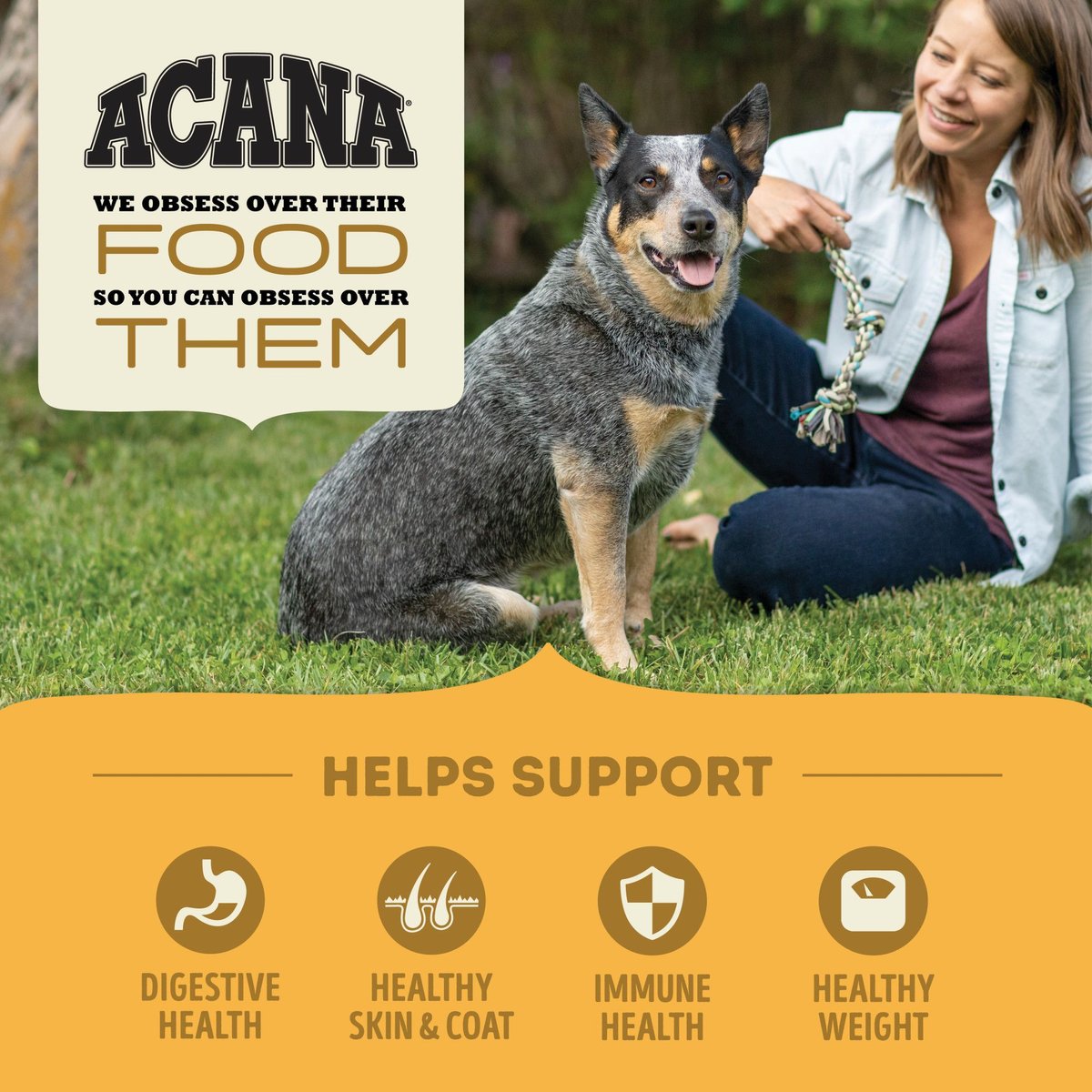 ACANA Free-Run Poultry Recipe Grain-Free Dry Dog Food