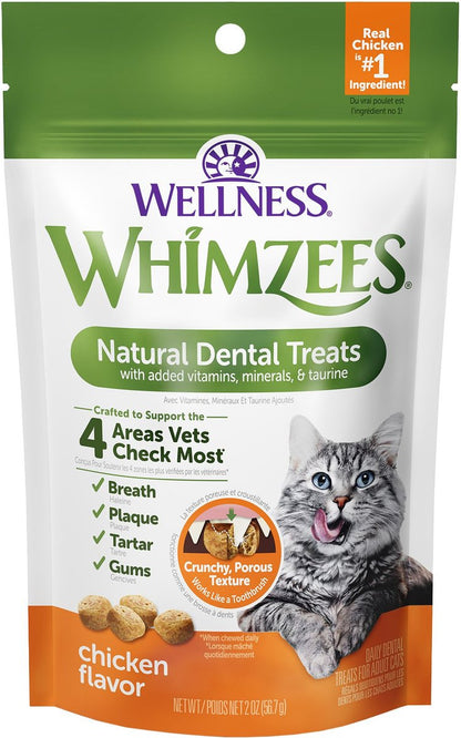 WHIMZEES by Wellness Natural Chicken Dental Cat Treats