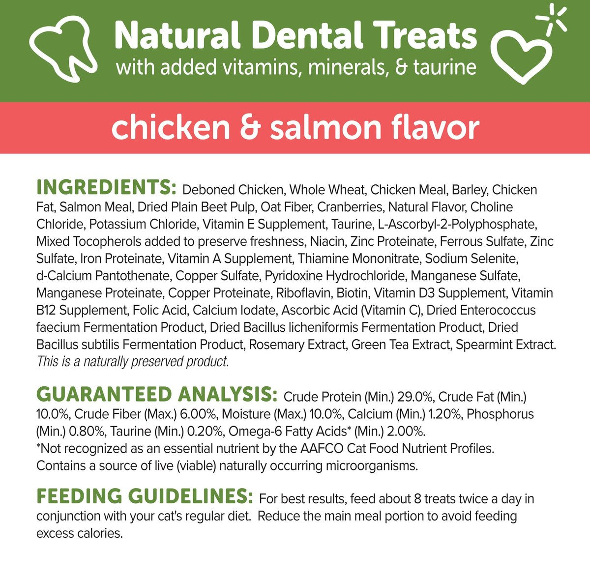 WHIMZEES by Wellness Natural Chicken & Salmon Dental Cat Treats