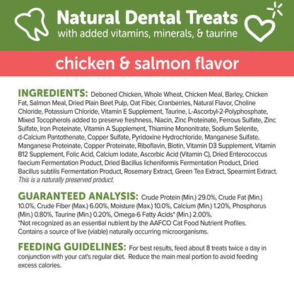 WHIMZEES by Wellness Natural Chicken & Salmon Dental Cat Treats