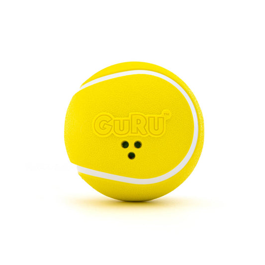 Guru Pet Giggling Tennis Ball Dog Fetch Toy