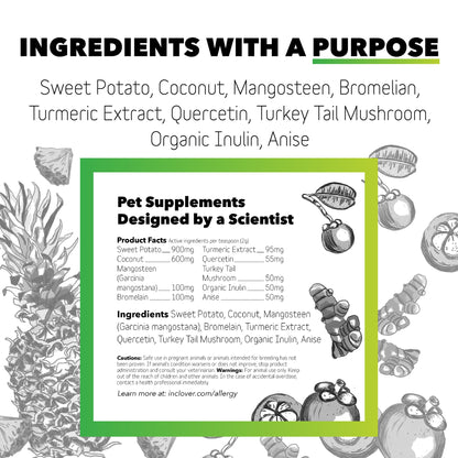 InClover Allergy Supplement for Dogs and Cats