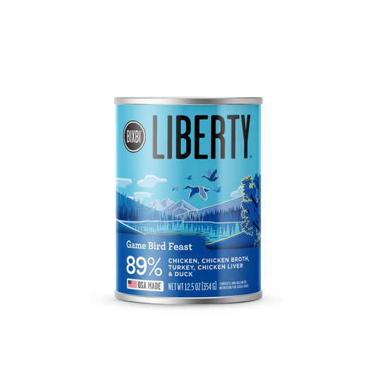 Bixbi Dog Liberty Grain Free Gamebird Feast Pate Wet Dog Food