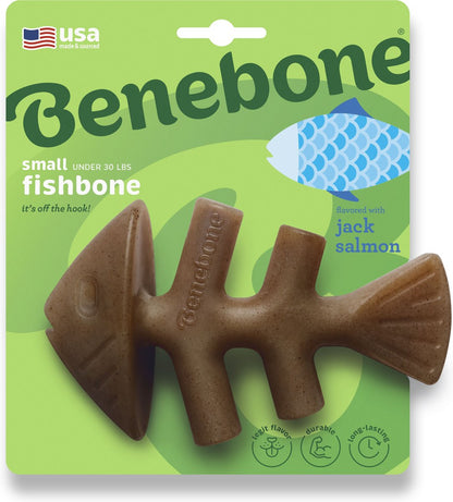 Benebone Dog Jack Salmon Flavor Fishbone Chew Toy