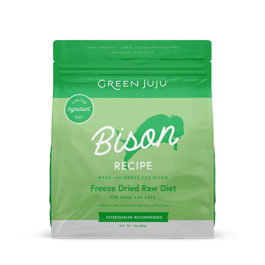 Green Juju Dog Freeze Dried Bison Raw Limited Ingredient Diet