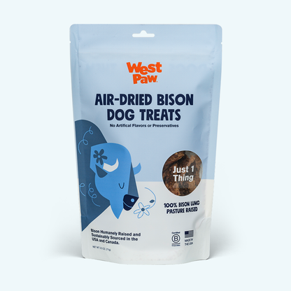 West Paw Dog Air Dried Bison Lung Treats