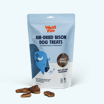 West Paw Dog Air Dried Bison Lung Treats