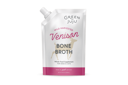 Green Juju Frozen Venison Bone Broth for Dogs and Cats