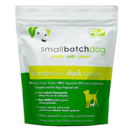 Smallbatch Dog Duck Freeze Dried Sliders