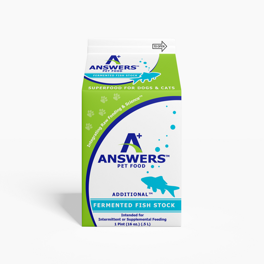 A+ Answers Fermented Fish Stock for Dogs and Cats