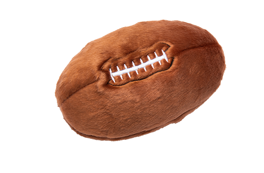 Fluff & Tuff Dog Football Plush Toy