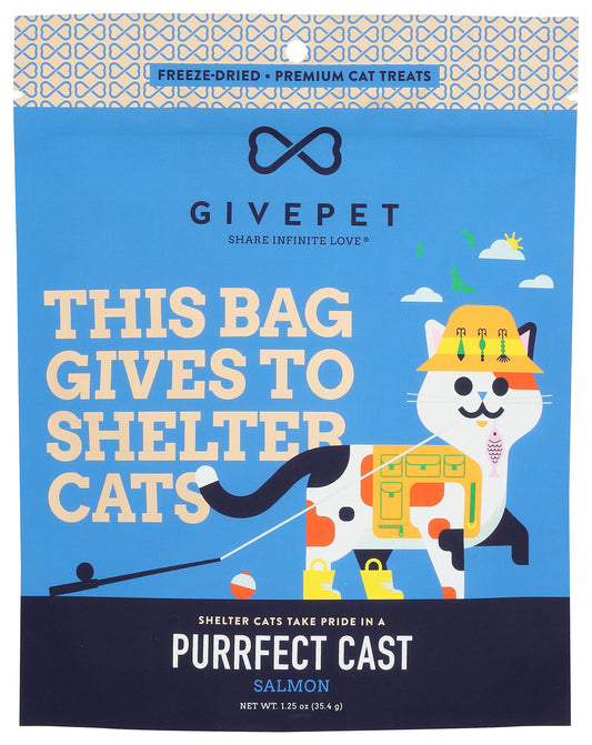 GivePet "Purrfect Cast" Freeze-Dried Cat Treats