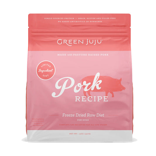 Green Juju Dog Freeze Dried Pork Raw Limited Ingredient Diet