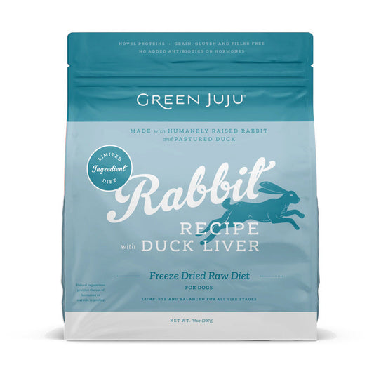 Green Juju Dog Freeze Dried Rabbit Raw Limited Ingredient Diet