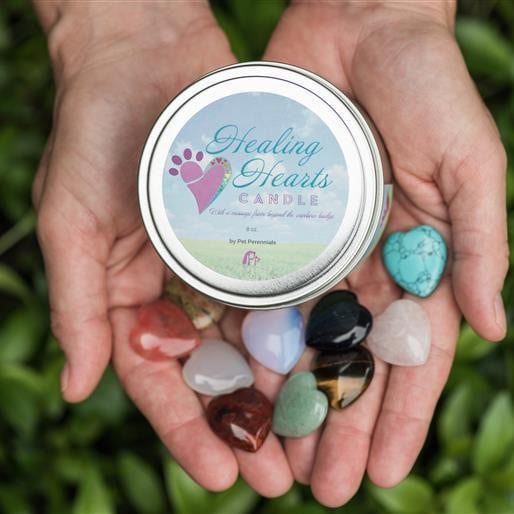 Pet Perennials Healing Hearts Candle