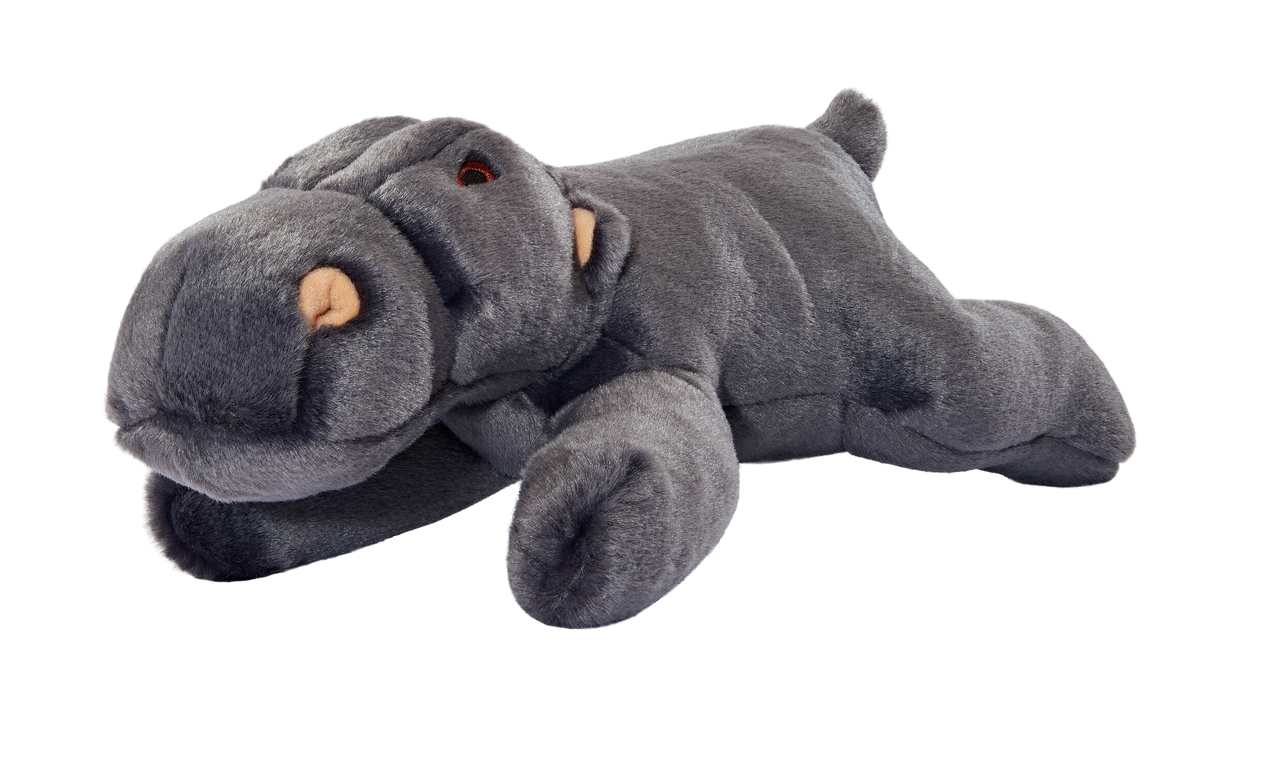 Fluff & Tuff Dog Helga Hippo Plush Toy