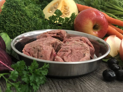 OC Raw Frozen Mini Patties, Duck & Produce