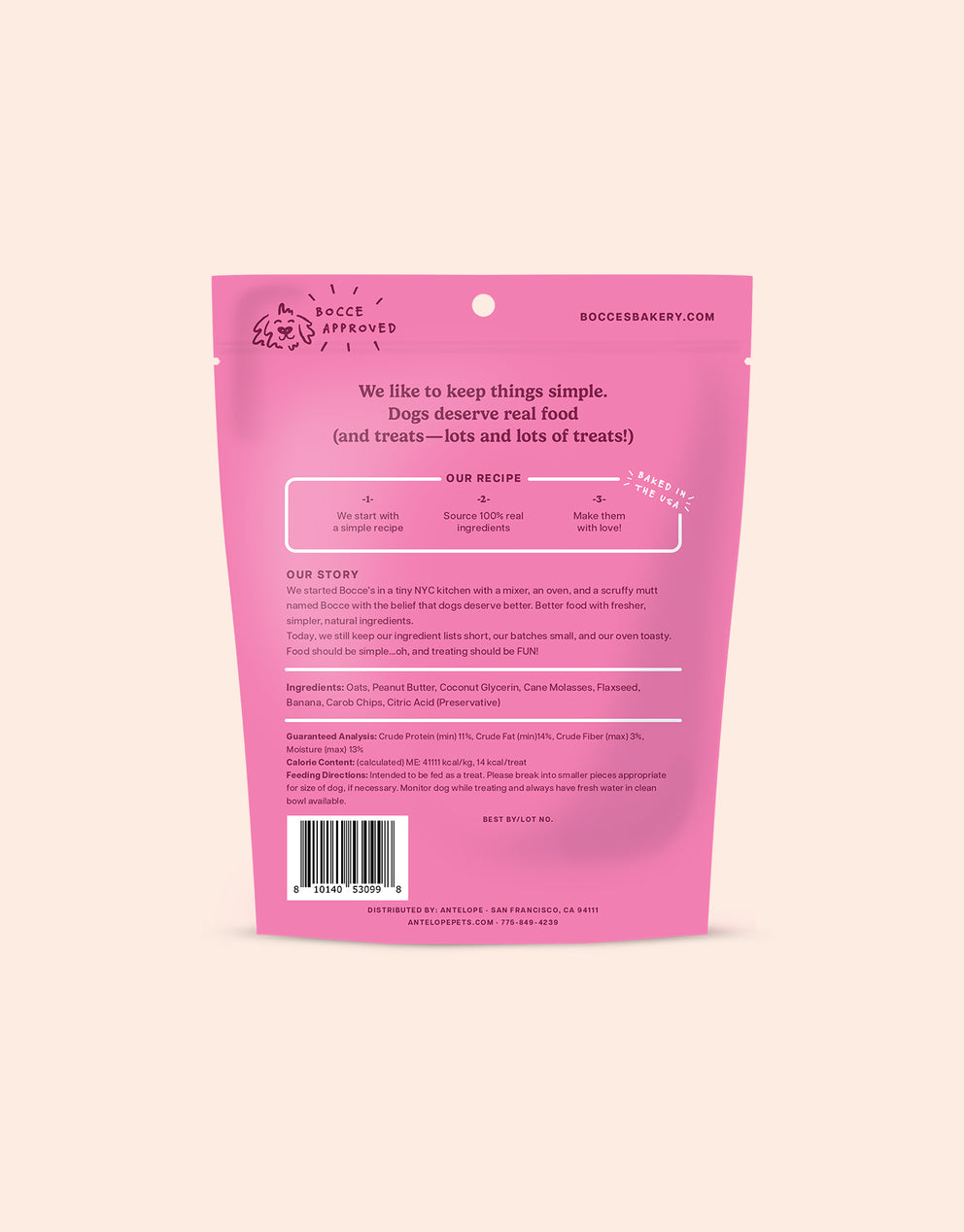 Bocce's Bakery Love Potion No. K-9 Soft & Chewy Dog Treats, 6 oz.