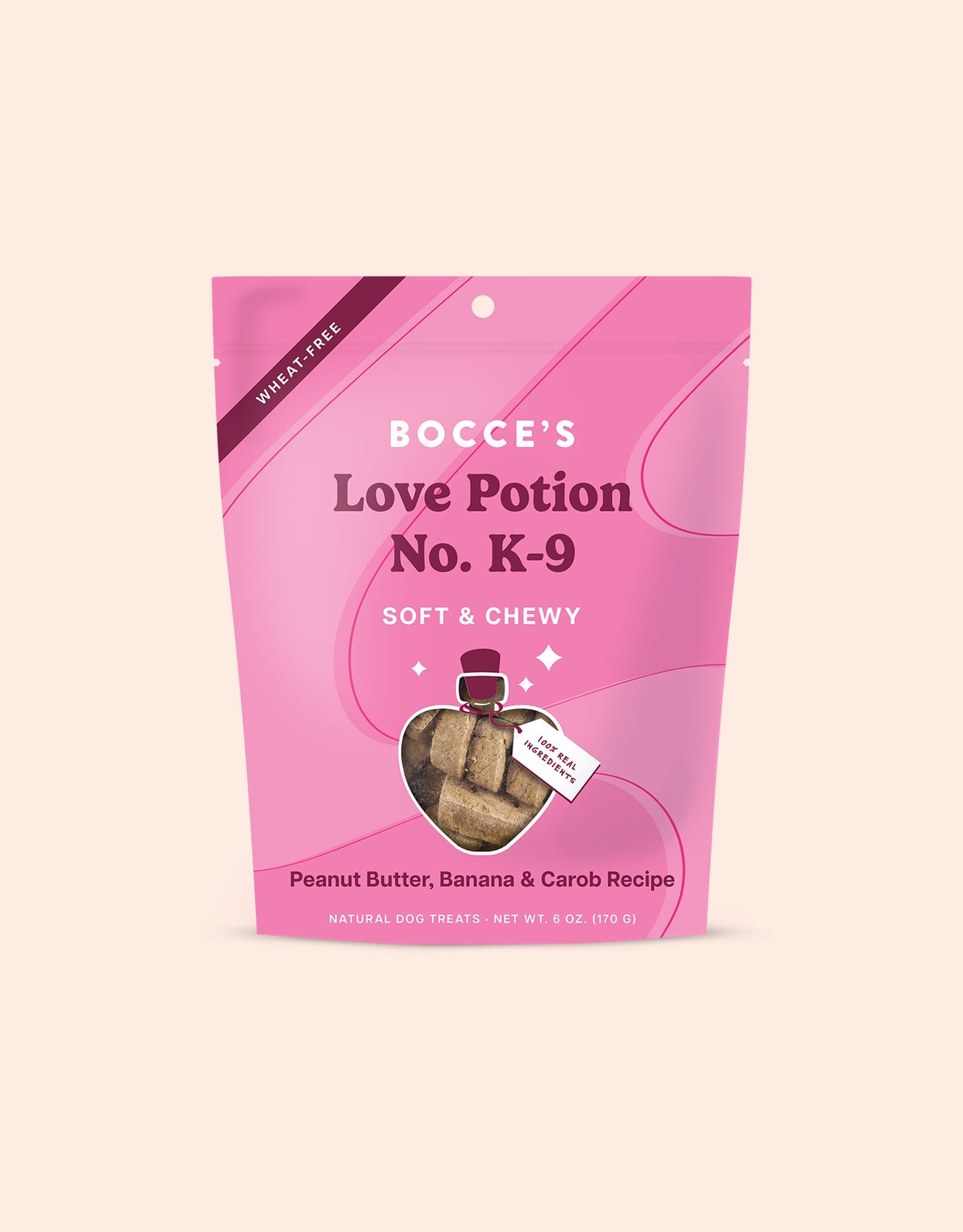Bocce's Bakery Love Potion No. K-9 Soft & Chewy Dog Treats, 6 oz.