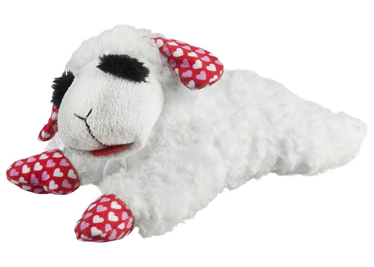 Multipet Valentine’s Day Lamb Chop Plush Dog Toy