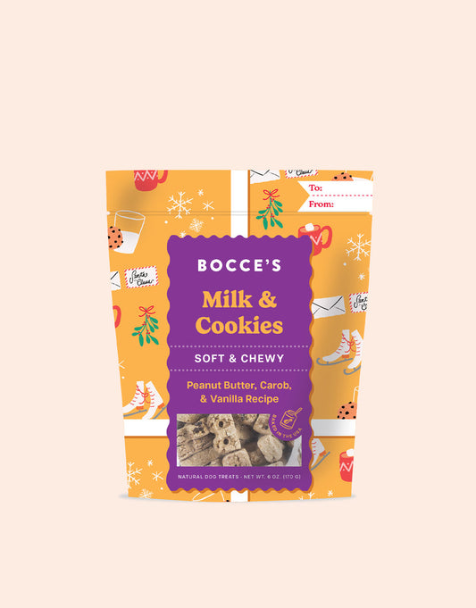 Bocce’s Milk & Cookies Dog Treats