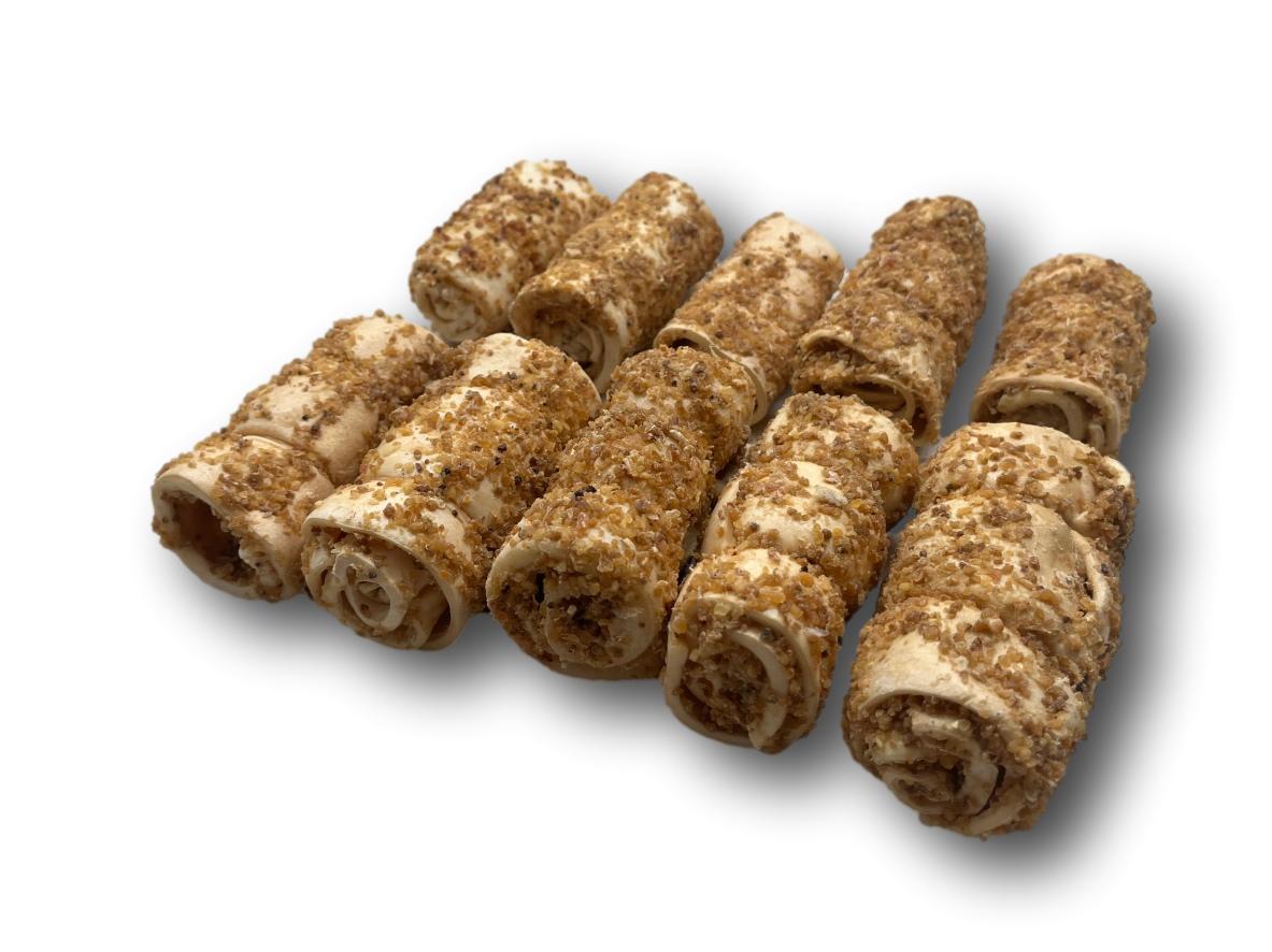 Healthy Dog Chews Dog Bully Dusted Beef Cheek Roll Treat