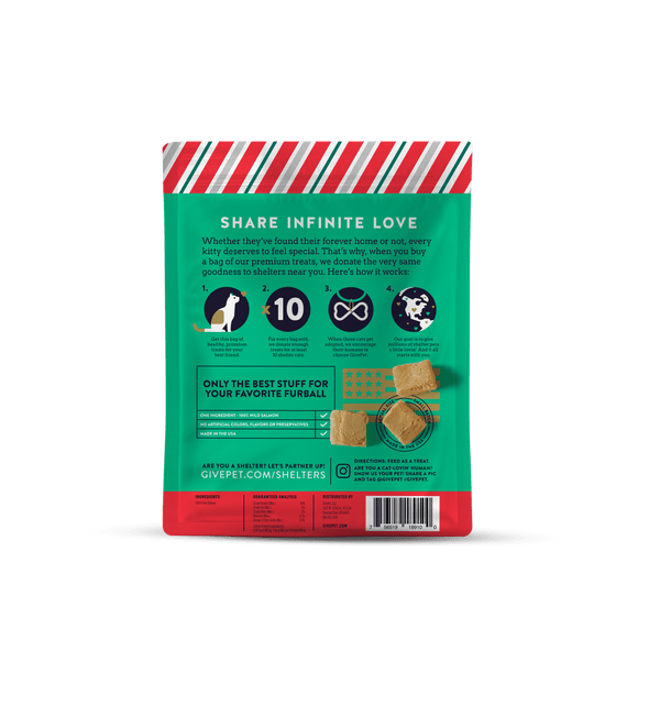 GivePet Cat Naughty or Mice Freeze Dried Christmas Treats