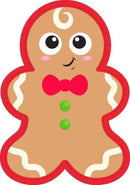 Outward Hound Tough Skinz Gingerbread Man Dog Toy