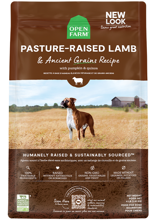 Open Farm Ancient Grains Pasture-Raised Lamb Dry Dog Food