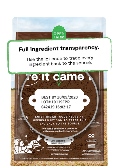 Open Farm Dog Pasture-Raised Lamb with Ancient Grains Dry Food