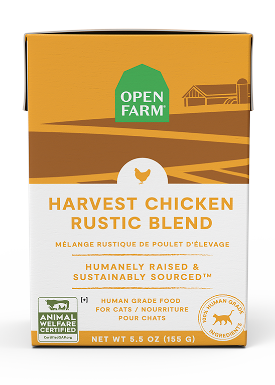 Open Farm Cat Grain Free Harvest Chicken Rustic Blend Wet Food