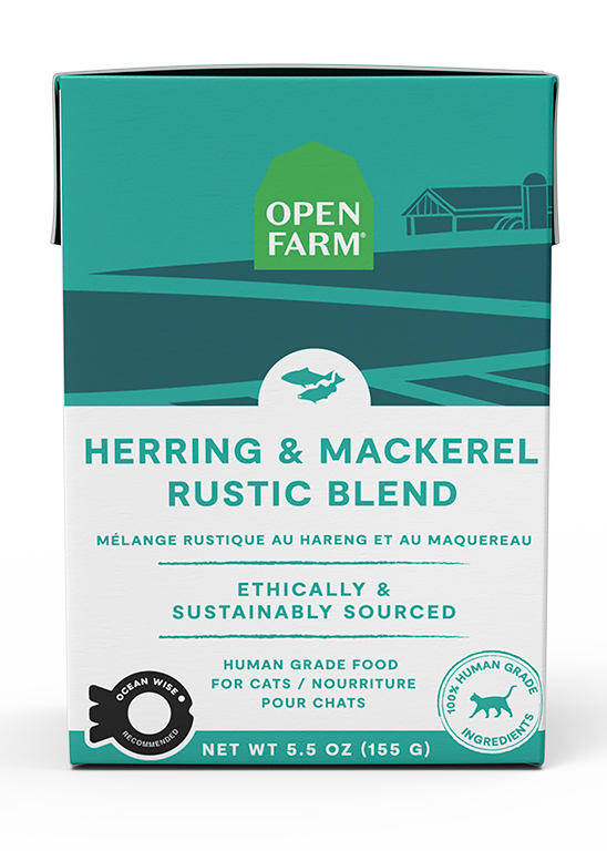 Open Farm Cat Grain Free Herring and Mackerel Rustic Blend Wet Food