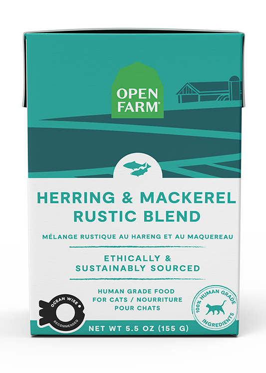 Open Farm Cat Grain Free Herring and Mackerel Rustic Blend Wet Food