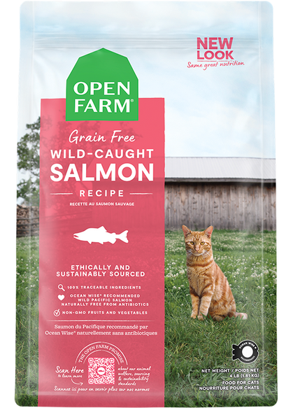 Open Farm Cat Grain Free Wild Salmon Dry Food