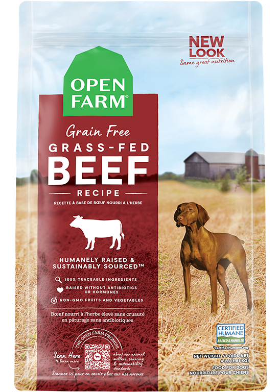 Open Farm Dog Grain Free Grassfed Beef Dry Food