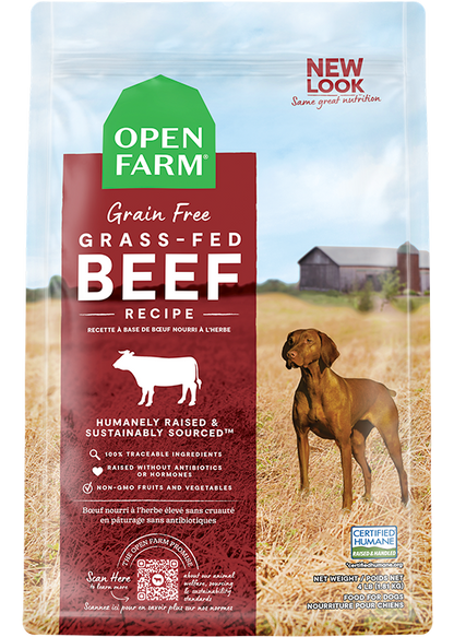 Open Farm Dog Grain Free Grassfed Beef Dry Food